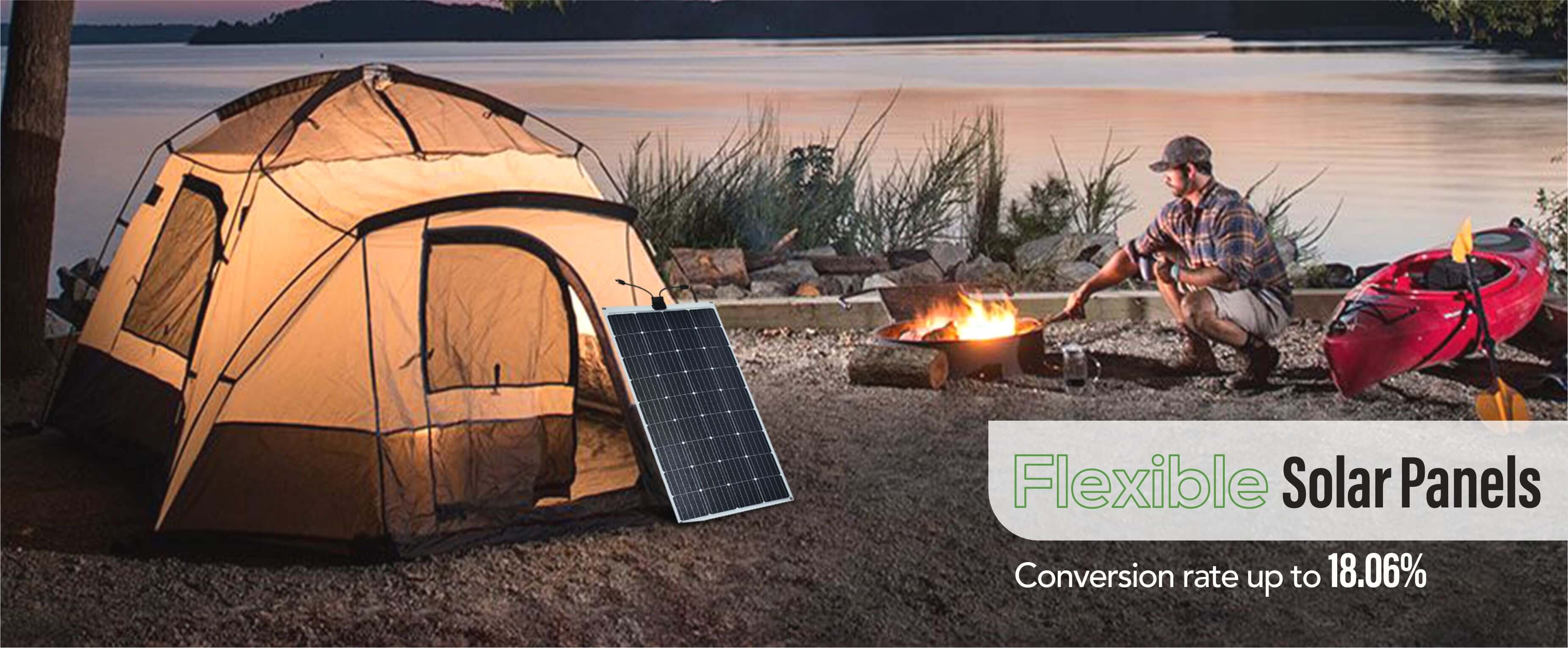 flexible solar panels for Camping