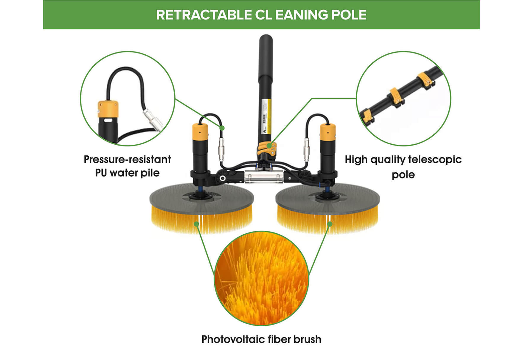 best solar panel cleaning brush