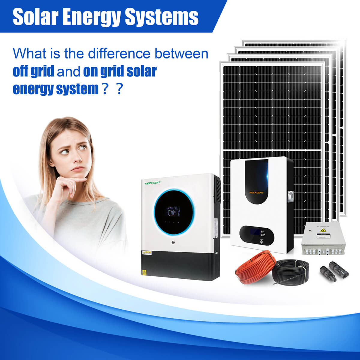 What is the difference between off grid and on grid solar energy system