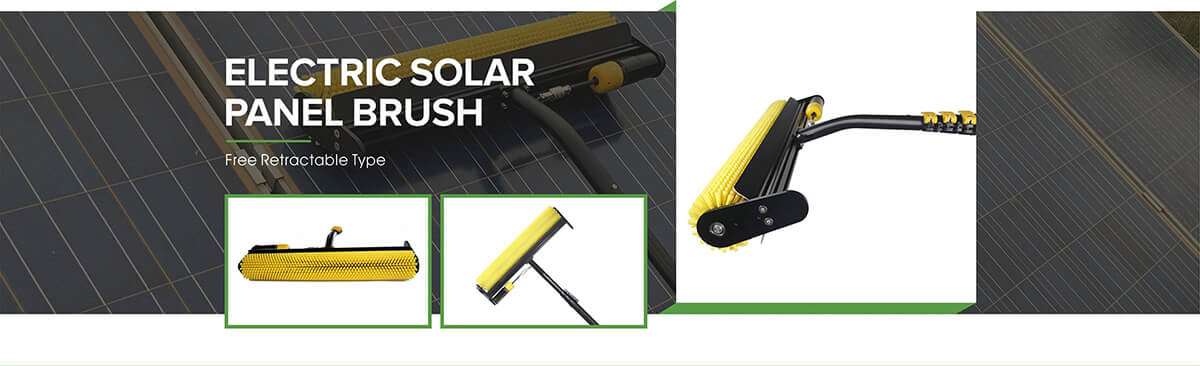 solar panel cleaning brush