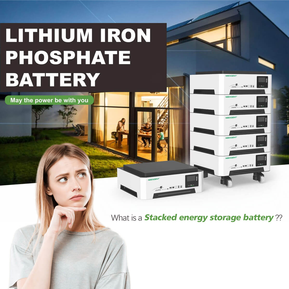 What is a Stacked energy storage battery