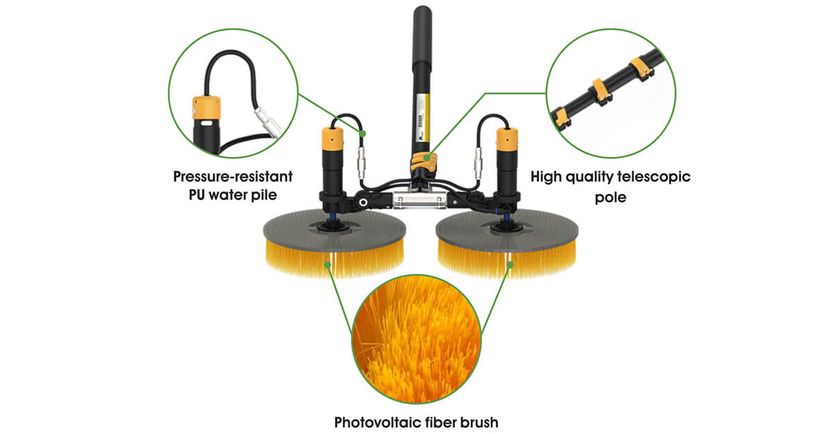 Solar Panel Cleaning Brush