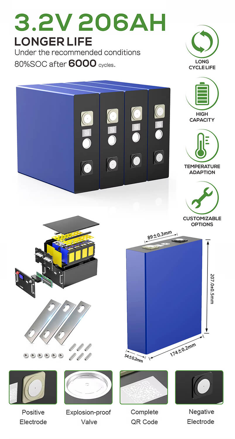 206ah lithium ion batteries