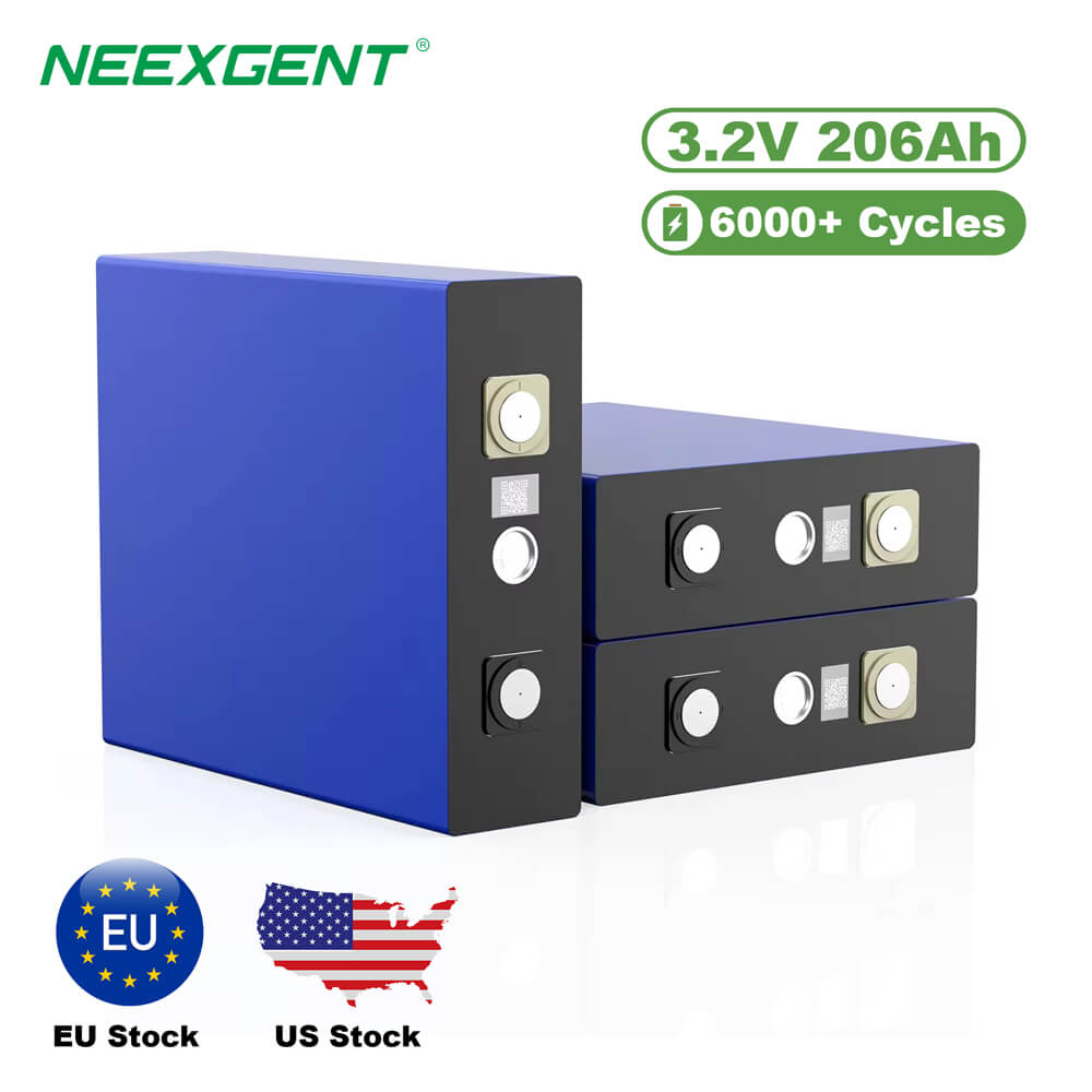 Neexgent LiFePO4 3.2v Prismatic Battery Cell 206ah EV Solar Storage Battery