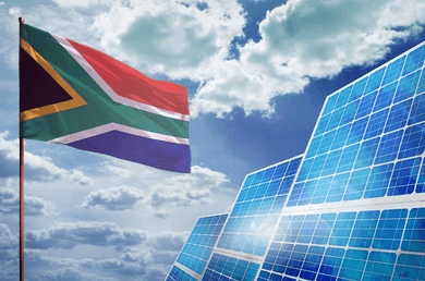 South African solar panels