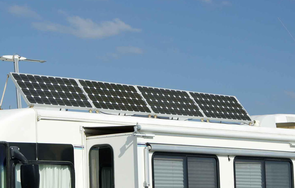 About Motorhome with Solar Panels