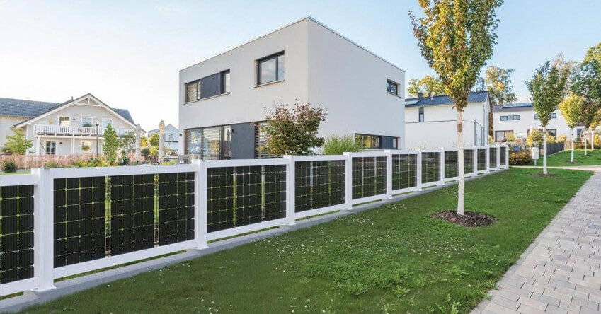 fencing with solar panels in europe