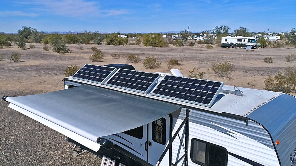 rv solar panel kit