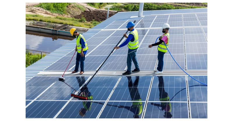 Cleaning Solar Panel in South Africa