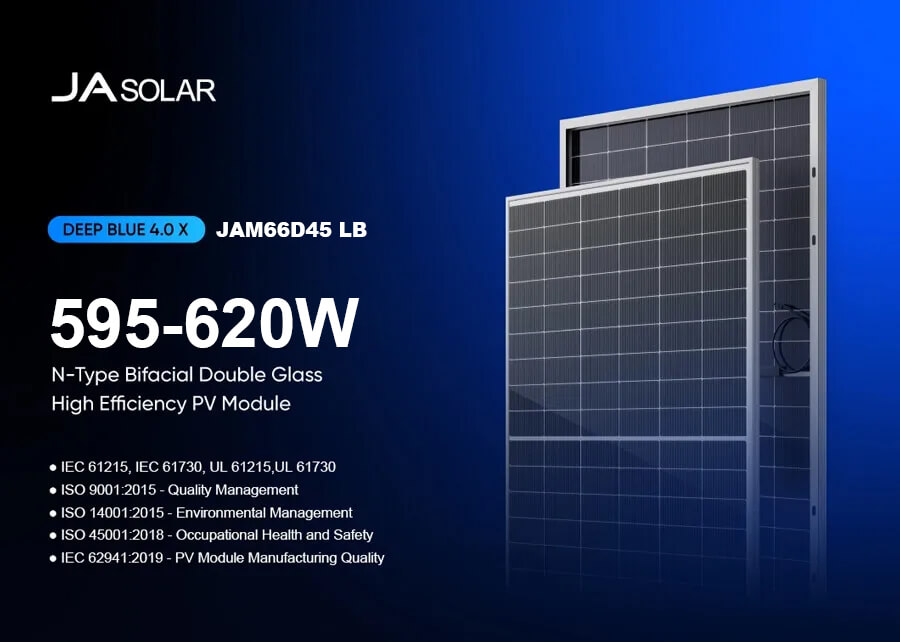 JA Solar 620W JAM66D45 LB