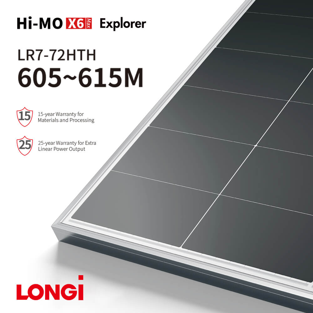 LONGi Hi-MO X6 Max 605-615M LR7-72HTH Explorer