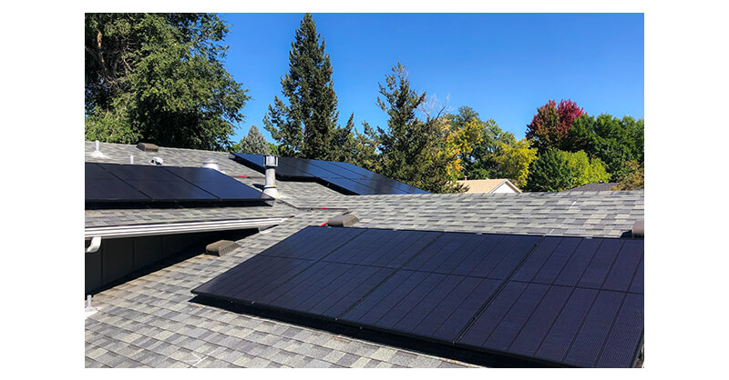 REC solar panels