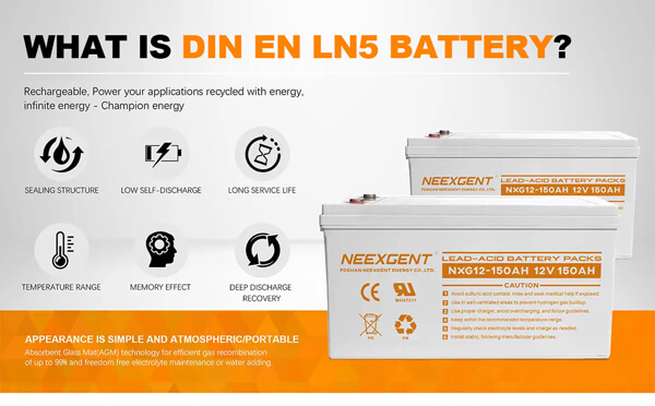 What is DIN EN LN5 Battery?