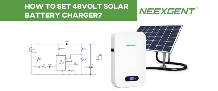 how to set 48volt solar battery charger​