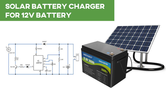 Solar Battery Charger for 12V Battery