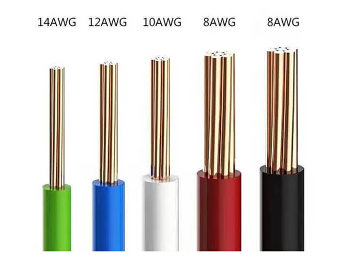 amps or volts for determining solar panel wire size