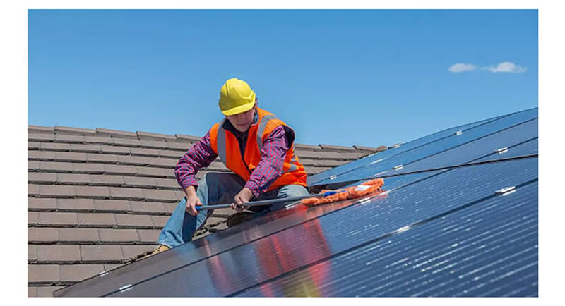 solar panel and roof cleaning near me