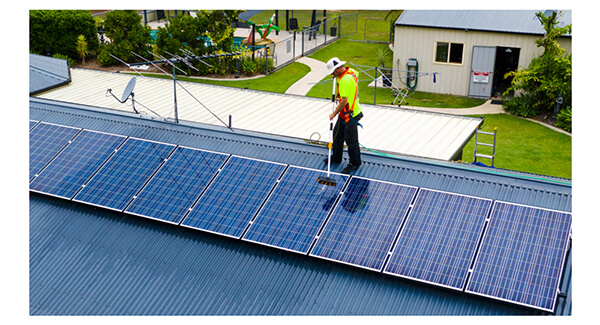 solar panel and roof cleaning near me