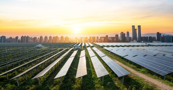 Solar Panel City Blocks