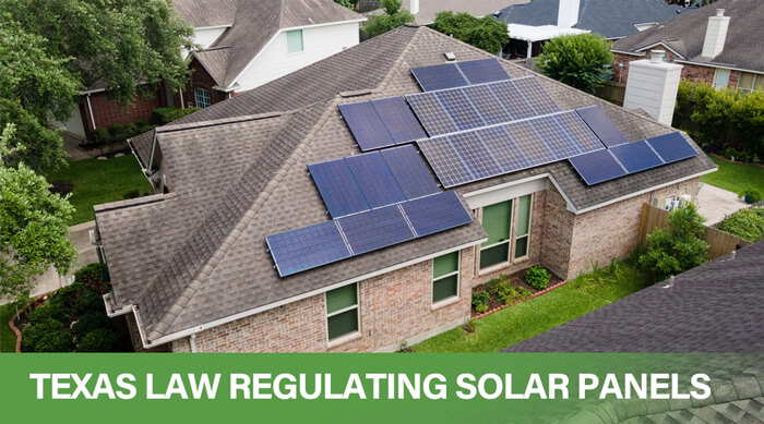 Texas Law Regulating Solar Panels