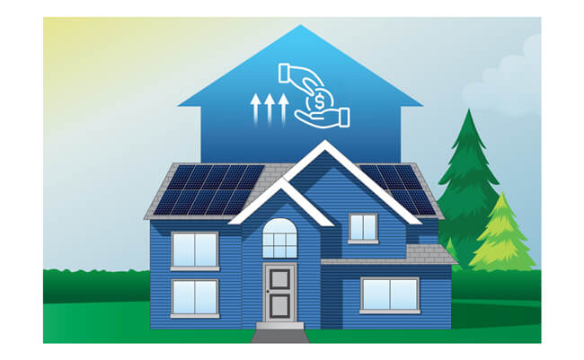 do solar panels increase home value​