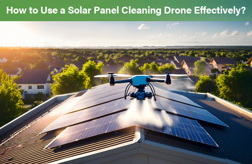 How to Use a Solar Panel Cleaning Drone Effectively?