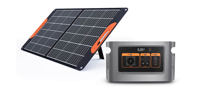 100w solar power to lithium ion battery​