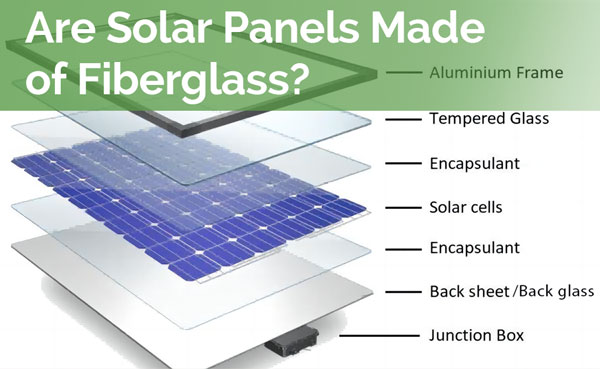 Are Solar Panels Made of Fiberglass?