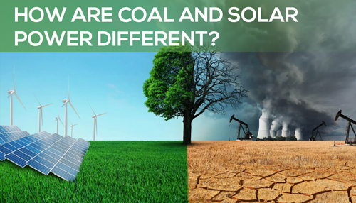 How are Coal and Solar Power Different?