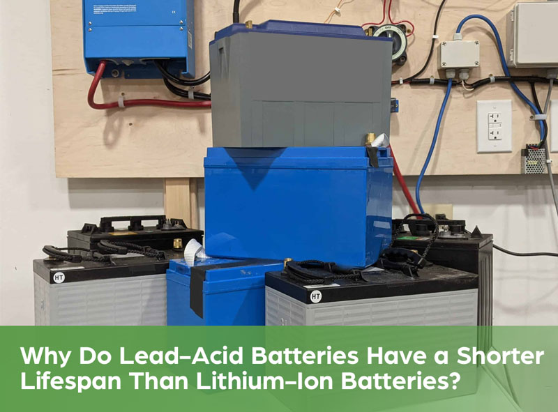 Why Do Lead-Acid Batteries Have a Shorter Lifespan Than Lithium-Ion Batteries?