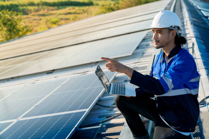 Routine Maintenance solar panel
